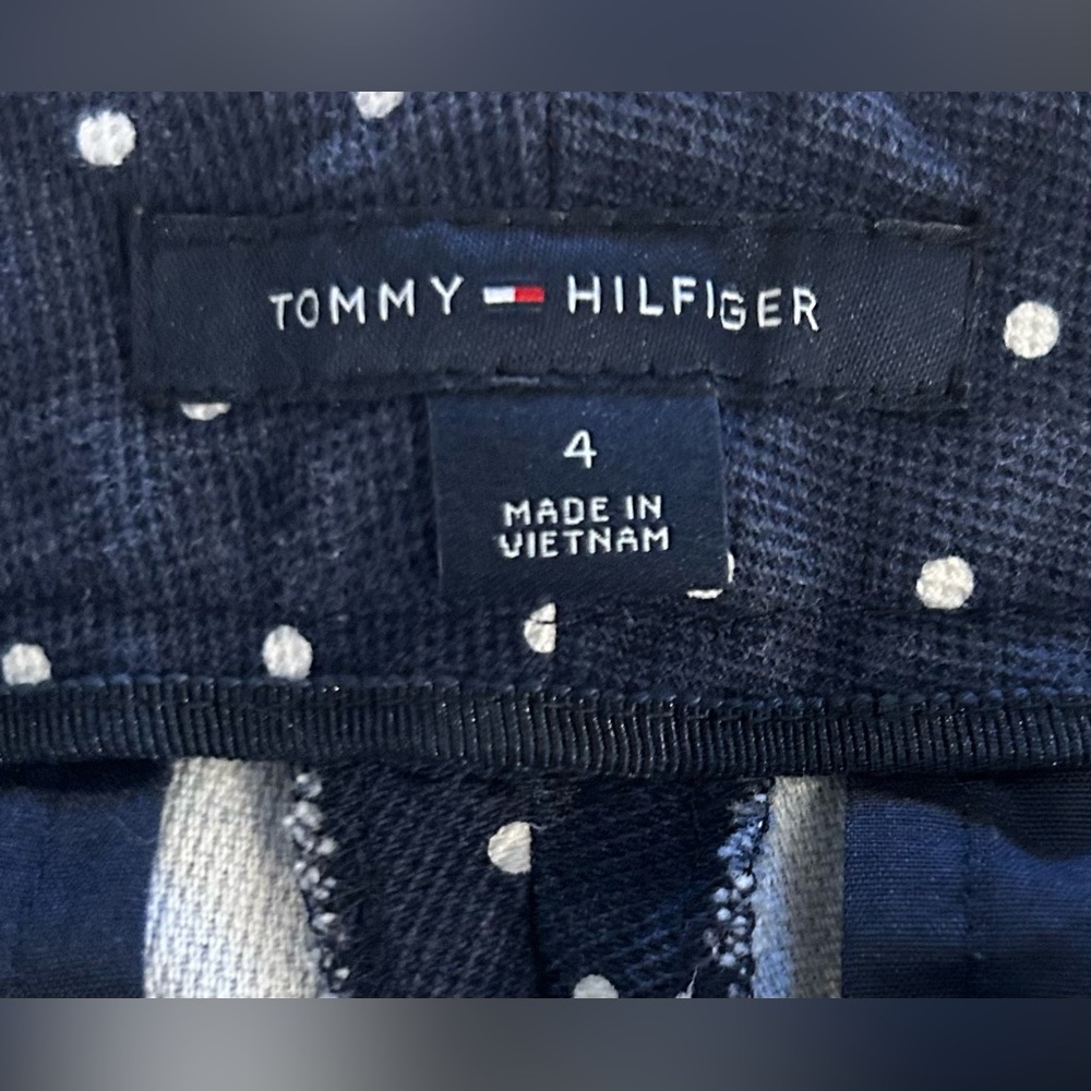Tommy Hilfiger Polka Dots Preppy Cropped Pants 2026 Trend Women’s Size 4 - Picture 6 of 8